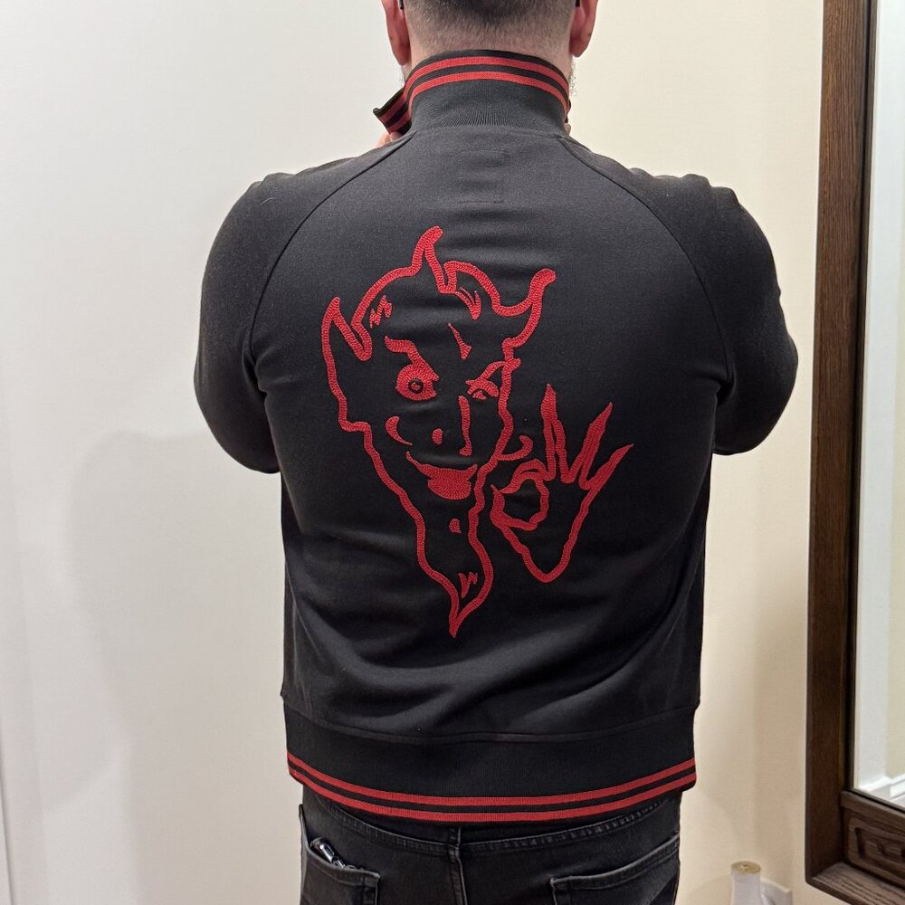 VINTAGE early 2000s Lucky Brand Devil Track Jacket